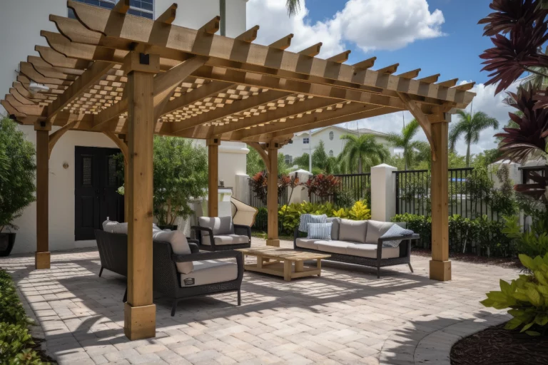 Pergola en bois