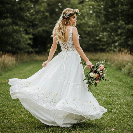 robe de mariée bohème